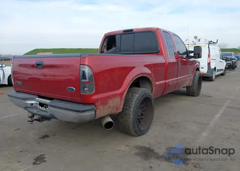 2001 Ford F-250 Lariat/Xl/Xlt из США, поврежденный, VIN 1FTNX20F21EC65556